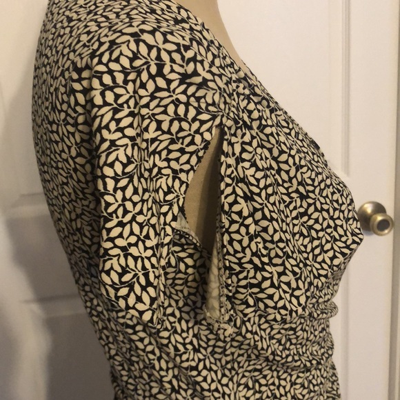 Ann Taylor Floral Faux Wrap Maxi Dress Size 8 - Picture 5 of 13